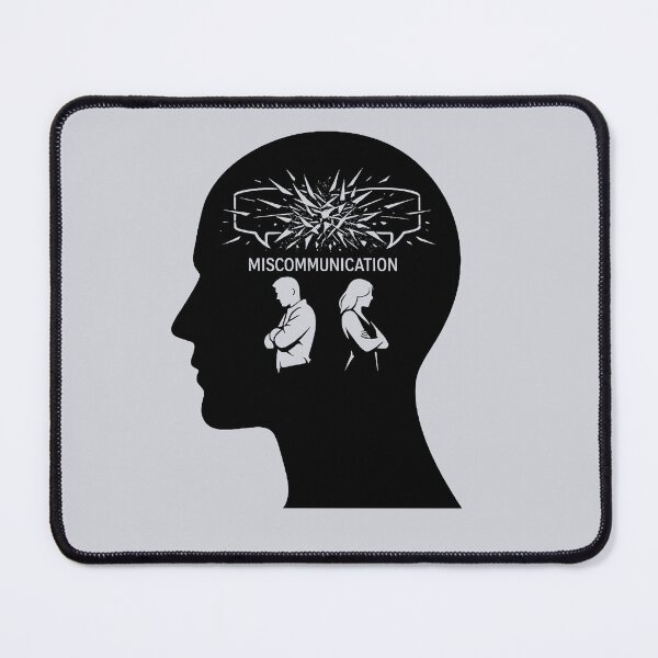 Item preview, The Miscommunication Frame: Semantic Confusion & Psychological Walls designed and sold by PERSPECTIVERED.