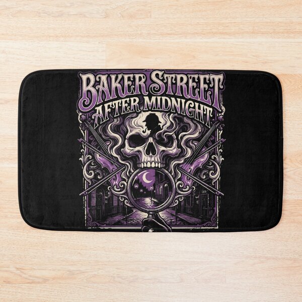 Item preview, Baker Street After Midnight Sherlock Holmes Gothic Skull Art designed and sold by Fenay Designs.