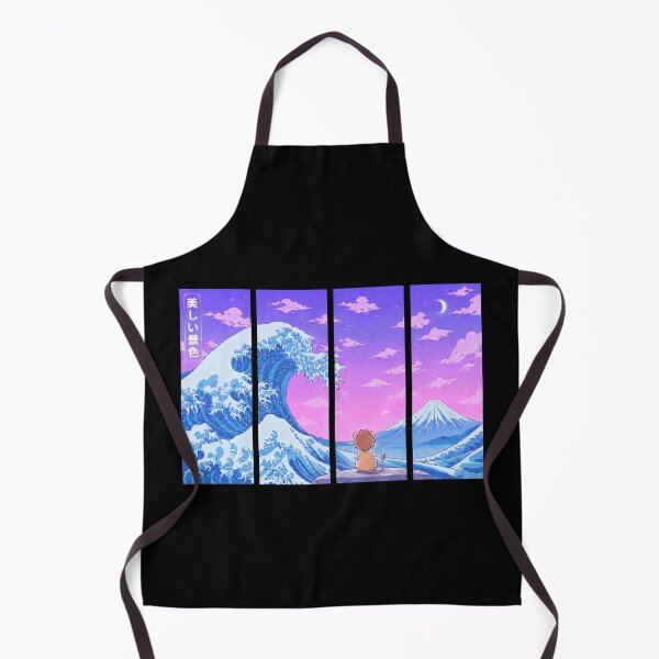 Item preview, Funny Lion Japanese Kanagawa Wave Vapor Japan Boys Girls Kids designed and sold by FurryHavenPH.