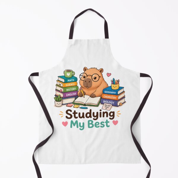Item preview, Studying My Best Capybara Student designed and sold by INVITOARTE.