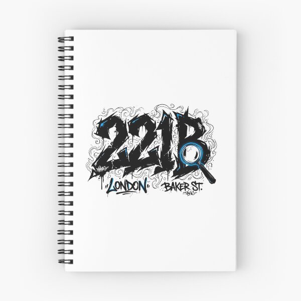 Item preview, 221B Baker St London Sherlock Holmes Graffiti Art designed and sold by Fenay Designs.
