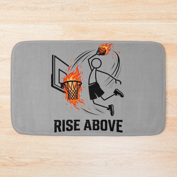 Item preview, Rise Above – Stickman Basketball Slam Dunk Motivation Design designed and sold by Chroma Dreams .