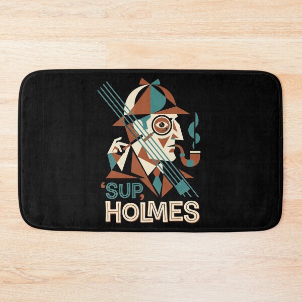 Item preview, Sup Holmes Funny Sherlock Holmes Geometric Vector Art designed and sold by Fenay Designs.