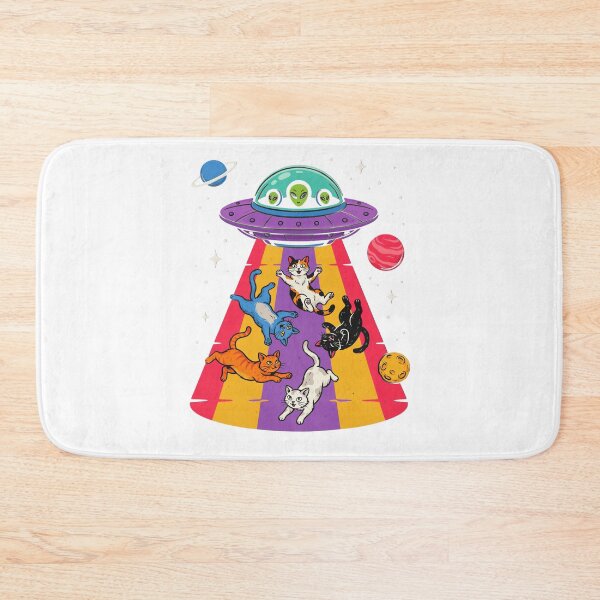 Item preview, UFO Cat Abduction — Alien Spaceship Beam Funny Space Cat T-Shirt V3 designed and sold by DarylWelsh2024.