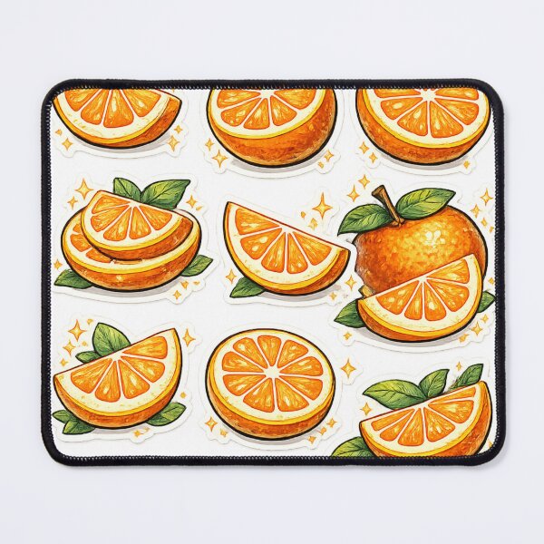Item preview, Orange Slice Sticker Collection Watercolor Citrus – Cute Fresh Fruit Art Pack | Orange Gift designed and sold by irfanshikh.