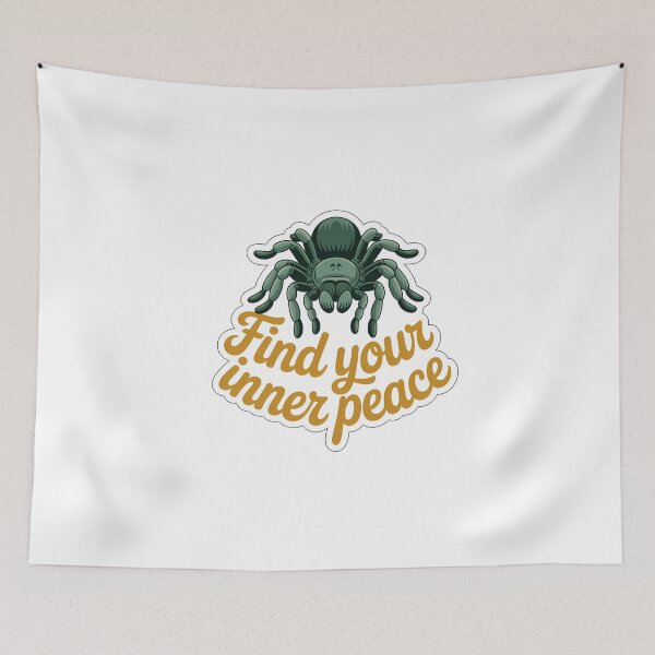 Item preview, Zen Tarantula with Peaceful Quote designed and sold by NiftyWrx.