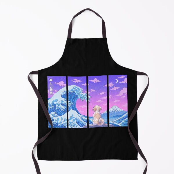 Item preview, Funny Maltipoo Japanese Kanagawa Wave Vapor Japan Boys Girls Kids designed and sold by FurryHavenPH.