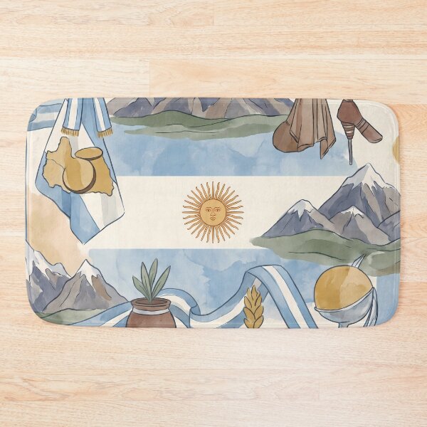 Item preview, Escarapela Ombu Argentine Cultural Heritage Patterns Landscapes National  designed and sold by ART ATTACK ZONE.