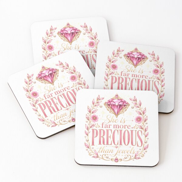Item preview, She is far mor precious that jewels designed and sold by ChristianLife.