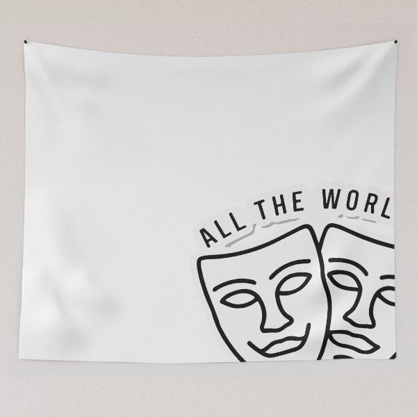 Artikelvorschau, Theatermasken-Zitat-Design entworfen und verkauft von NiftyWrx.