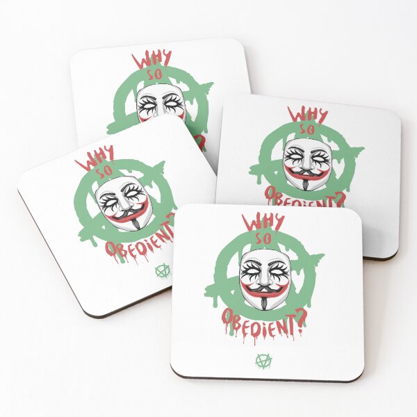 Item preview, Why So Obedient Anarchy Mask Design designed and sold by FDCdesignsBP.