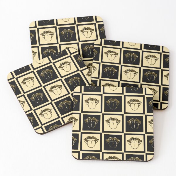 Item preview, Tongue Pop Art – Retro black Graphic Illustration designed and sold by StefanStudioArt.