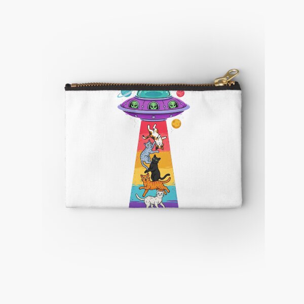 Item preview, UFO Cat Abduction — Alien Spaceship Beam Funny Space Cat T-Shirt V4 designed and sold by DarylWelsh2024.