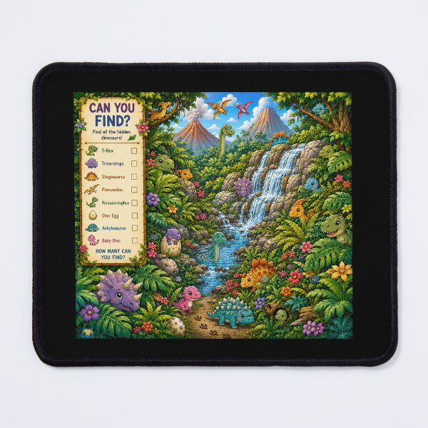 Item preview, Can You Find the Hidden Dinosaurs? designed and sold by Kimberly Palmer.