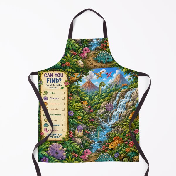 Item preview, Can You Find the Hidden Dinosaurs? designed and sold by Kimberly Palmer.