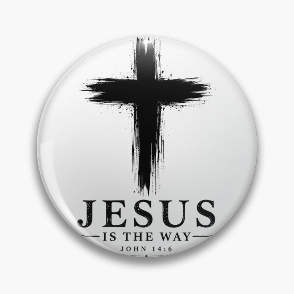 Item preview, Jesus Is The Way Christian Cross designed and sold by Daily Devotional Store.