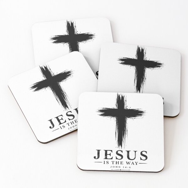 Item preview, Jesus Is The Way Christian Cross designed and sold by Daily Devotional Store.