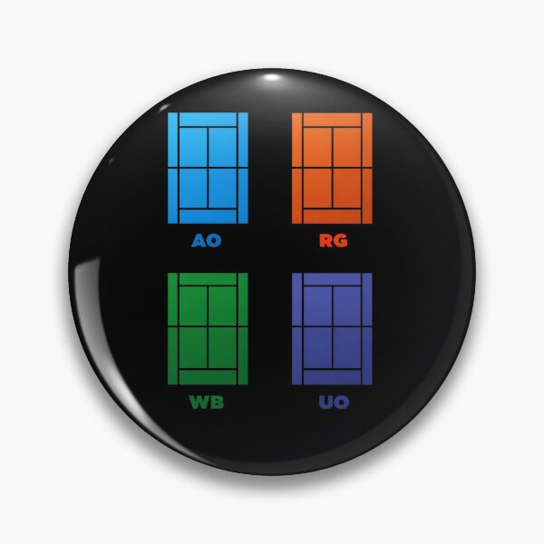 Item preview, Grand Slam Tennis Courts Minimalist Calendar Emblem Pack designed and sold by Holy-Verse.