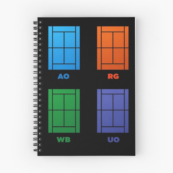 Item preview, Grand Slam Tennis Courts Minimalist Calendar Emblem Pack designed and sold by Holy-Verse.