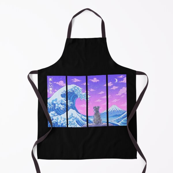 Item preview, Funny Miniature Schnauzer Japanese Kanagawa Wave Vapor Japan Boys Girls Kids designed and sold by FurryHavenPH.