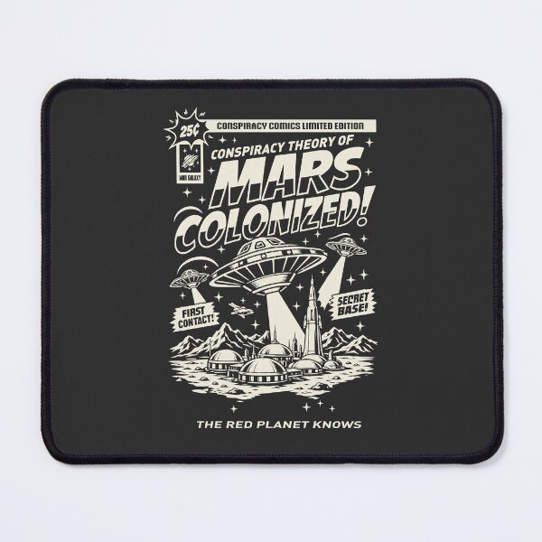 Item preview, Conspiracy Theory of Mars Colonized - Vintage Cream designed and sold by VoglR.
