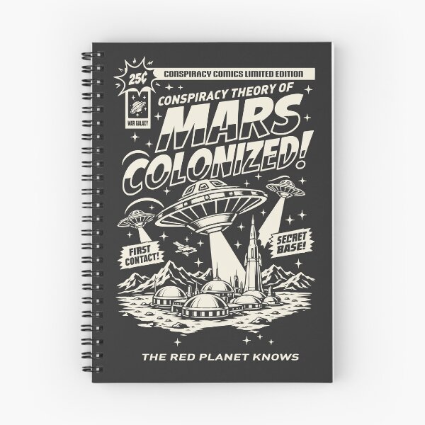 Item preview, Conspiracy Theory of Mars Colonized - Vintage Cream designed and sold by VoglR.