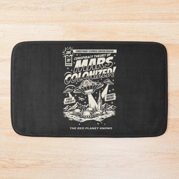 Item preview, Conspiracy Theory of Mars Colonized - Vintage Cream designed and sold by VoglR.