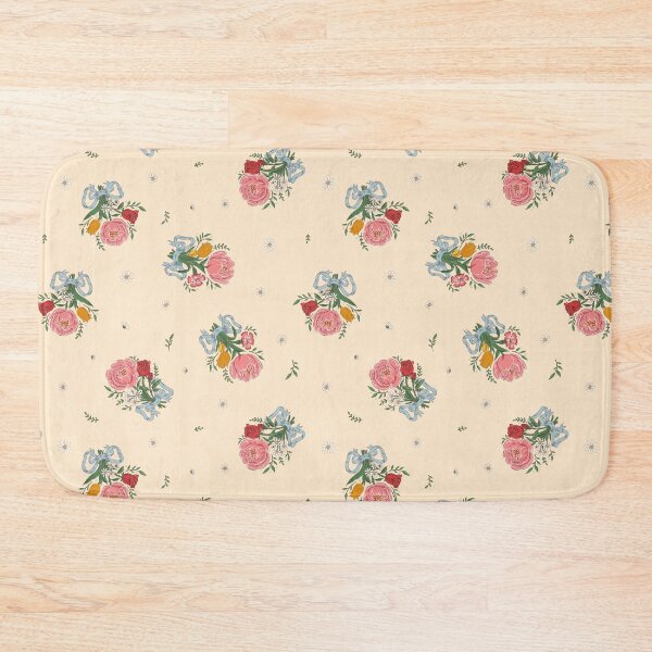Item preview, Romantic Floral Bouquets – Roses, Peonies, Tulips & Daisies (cream) designed and sold by vaner-vaner.