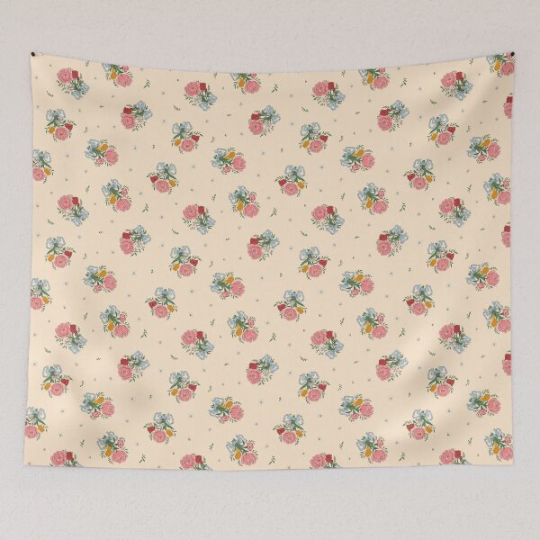 Item preview, Romantic Floral Bouquets – Roses, Peonies, Tulips & Daisies (cream) designed and sold by vaner-vaner.