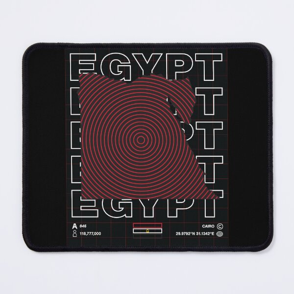 Item preview, Egypt Minimal Map designed and sold by Atlas-Array.