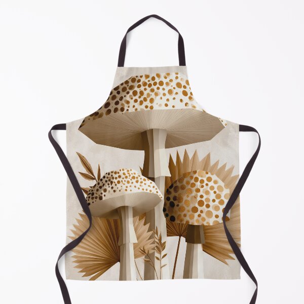 Item preview, Boho Geometric Mushroom — Large Minimalist Cottagecore Print designed and sold by daila70.