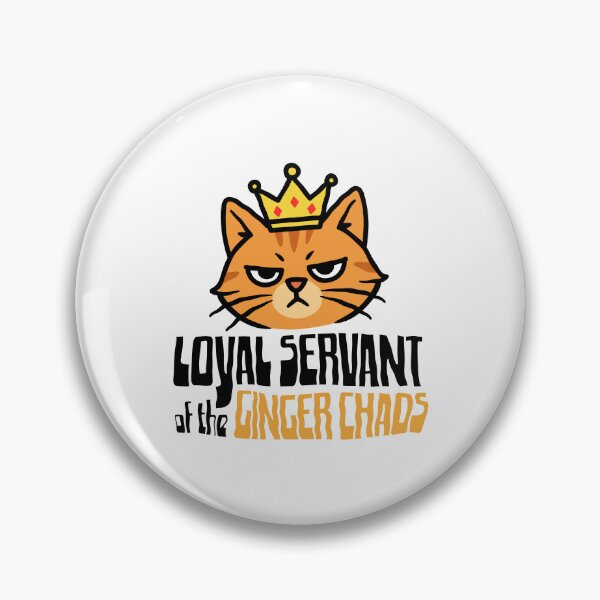 Item preview, Orange Chaos Cat - Loyal Servant of the Ginger Chaos designed and sold by LaboyStudio.
