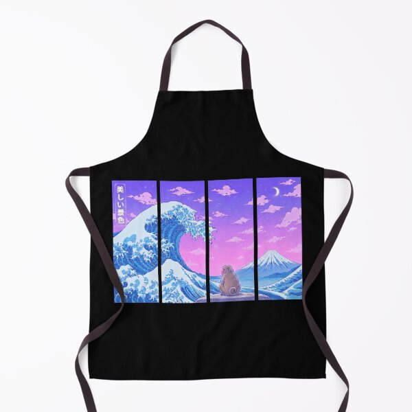 Item preview, Funny Monkey Japanese Kanagawa Wave Vapor Japan Boys Girls Kids designed and sold by FurryHavenPH.