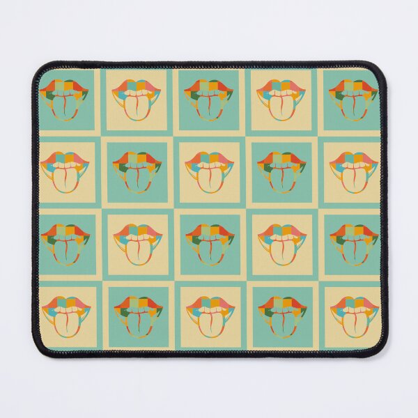 Item preview, Tongue Pop Art – Retro light green Graphic Illustration designed and sold by StefanStudioArt.