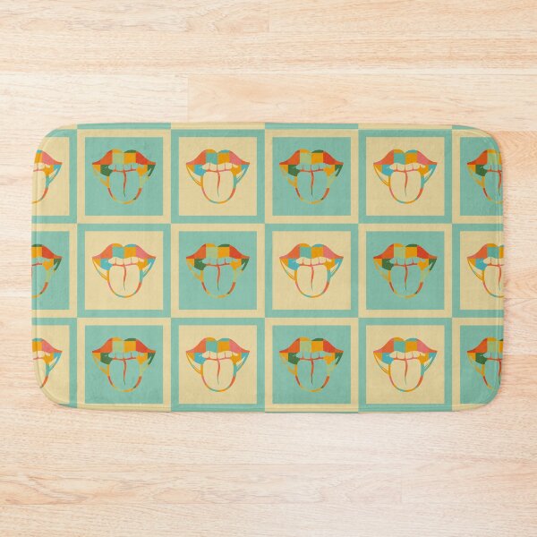 Item preview, Tongue Pop Art – Retro light green Graphic Illustration designed and sold by StefanStudioArt.