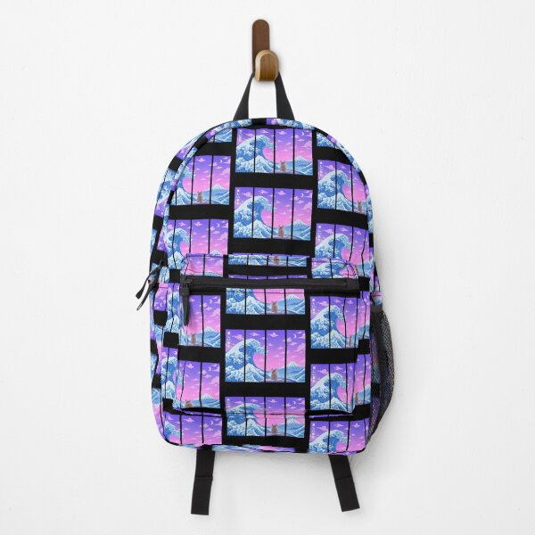 Item preview, Funny Mouse Japanese Kanagawa Wave Vapor Japan Boys Girls Kids designed and sold by FurryHavenPH.