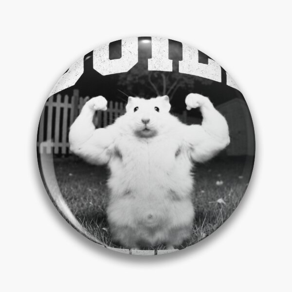 Item preview, Built Different Hamster – Funny Gym Meme designed and sold by adamlemon12.
