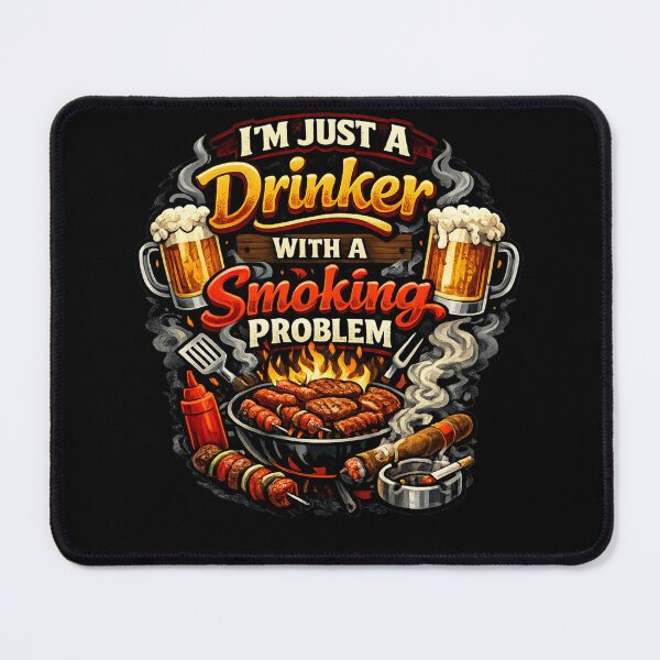 Item preview, I'm Just A Drinker with A Smoking Problem designed and sold by Zbixu.