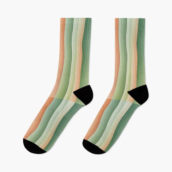 Item preview, Green peach design designed and sold by MoxisWatercolor.