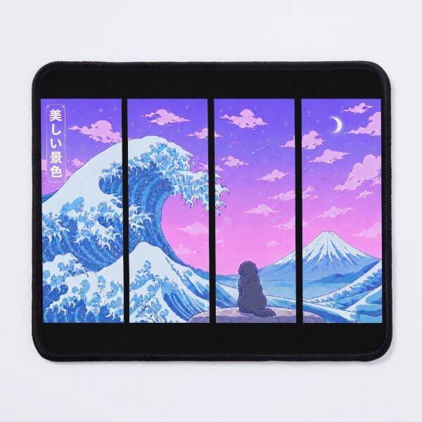 Item preview, Funny Newfoundland Japanese Kanagawa Wave Vapor Japan Boys Girls Kids designed and sold by FurryHavenPH.
