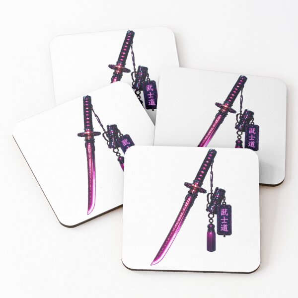Item preview, Bushido Blade — Neon Glowing Katana with Kanji Japanese Sword Art designed and sold by kummo-0319.