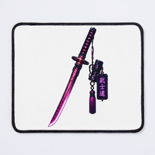 Item preview, Bushido Blade — Neon Glowing Katana with Kanji Japanese Sword Art designed and sold by kummo-0319.