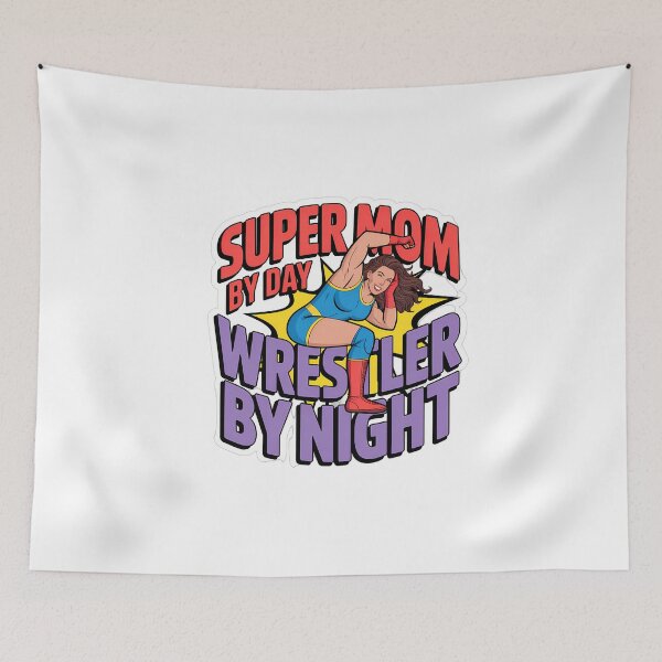 Item preview, Super Mom by Day, Wrestler by Night designed and sold by NiftyWrx.