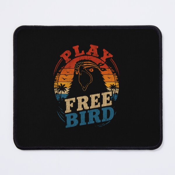 Item preview, Play Free Bird Parrot Pet Owner Classic Rock Music Fan Freedom designed and sold by RetroMini2026.
