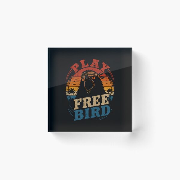 Item preview, Play Free Bird Parrot Pet Owner Classic Rock Music Fan Freedom designed and sold by RetroMini2026.