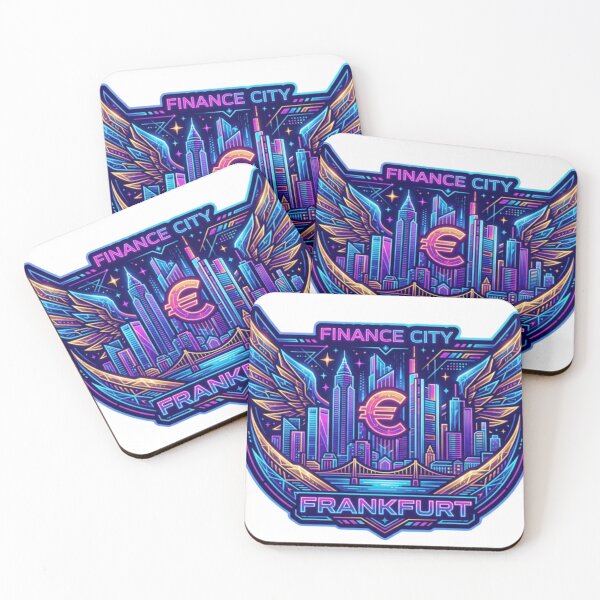 Item preview, Frankfurt Neon Skyline Sticker Souvenir Summer Edition designed and sold by Imaginarium of Chaos falcon88 .