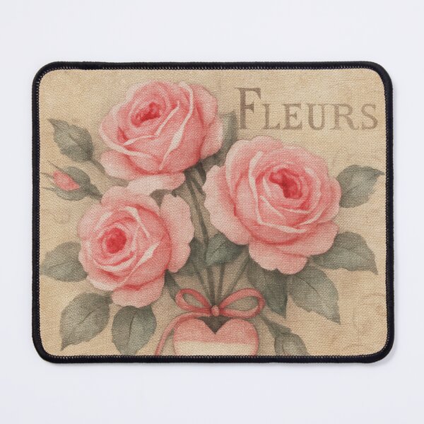 Item preview, Vintage floral arrangement with roses and heart designed and sold by olenapetol.