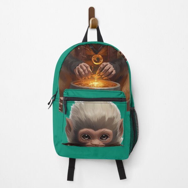 Item preview, The Little Capuchin Monkey Alchemist Fantasy Art designed and sold by BarkAndArt.