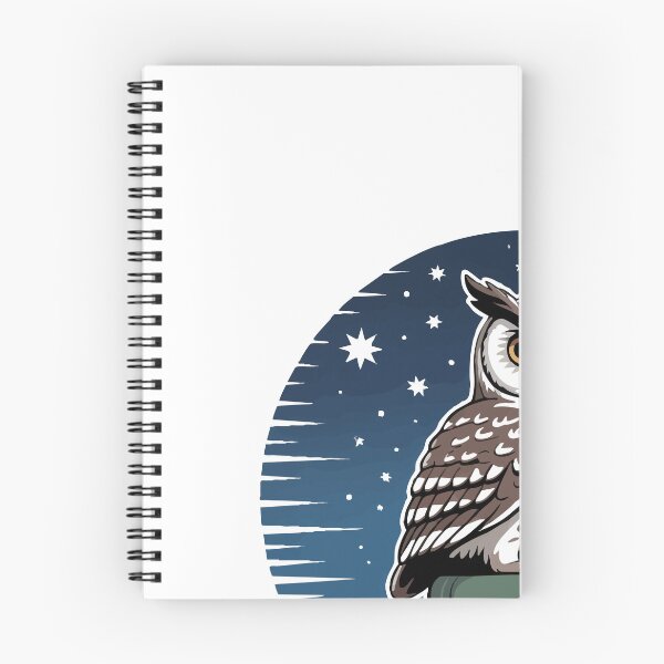 Item preview, Night-time narratives owl book quote designed and sold by NiftyWrx.