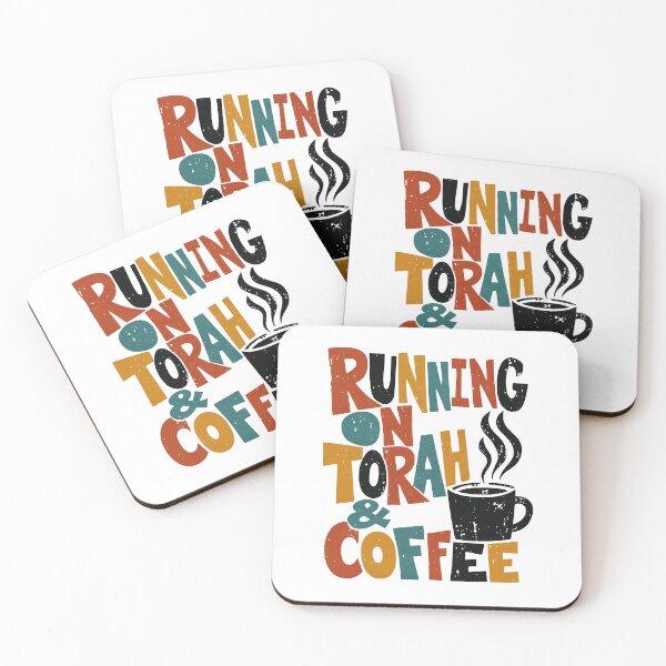 Item preview, Running on Torah & Coffee designed and sold by Amber Dove Studio.
